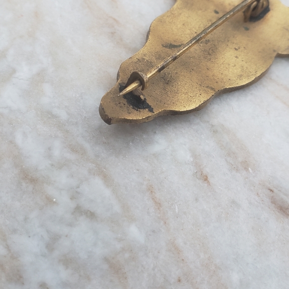 Victorian Era Princeton Penant Enamel Brooch - Picture 11 of 13